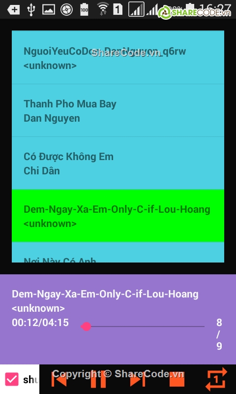 nghe nhạc,nghe nhạc media,app nghe nhạc,app android nghe nhạc,đồ án,ứng dụng android